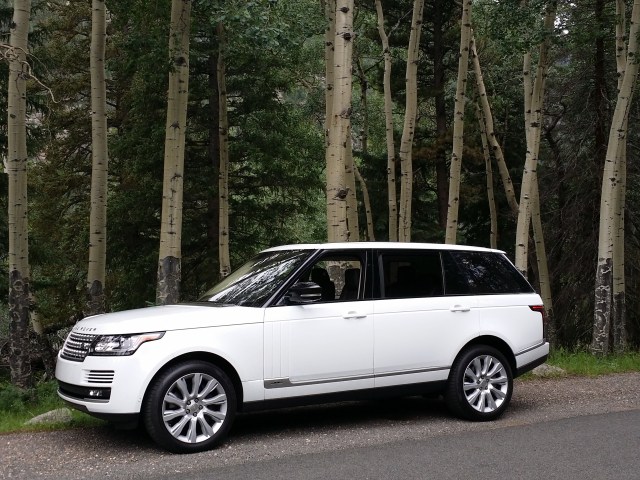 2015 Range Rover LWB that I drove to Rocky Mountain Nat'l Park to test for AAA EnCompass magazine.  